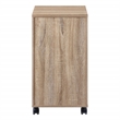 Scranton & Co 3 Drawer Mobile File Cabinet in River Oak Engineered Wood