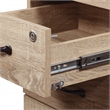 Scranton & Co 3 Drawer Mobile File Cabinet in River Oak Engineered Wood
