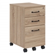 Scranton & Co 3 Drawer Mobile File Cabinet in River Oak Engineered Wood