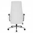 Scranton & Co High-Back Office Chair in Snow White with Chrome Base