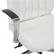 Scranton & Co High-Back Office Chair in Snow White with Chrome Base