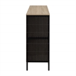 Scranton & Co Contemporary 8-Cube Bookcase in River Oak Engineered Wood