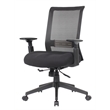 Scranton & Co Ergonomic Mesh Back Task Chair with Lumbar Support in Black