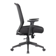 Scranton & Co Ergonomic Mesh Back Task Chair with Lumbar Support in Black