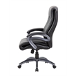Scranton & Co Double Layer LeatherPlus Executive Chair in Black