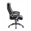 Scranton & Co Double Layer LeatherPlus Executive Chair in Black