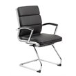 Scranton & Co CaressoftPlus Mid-Back Executive Guest Chair in Black