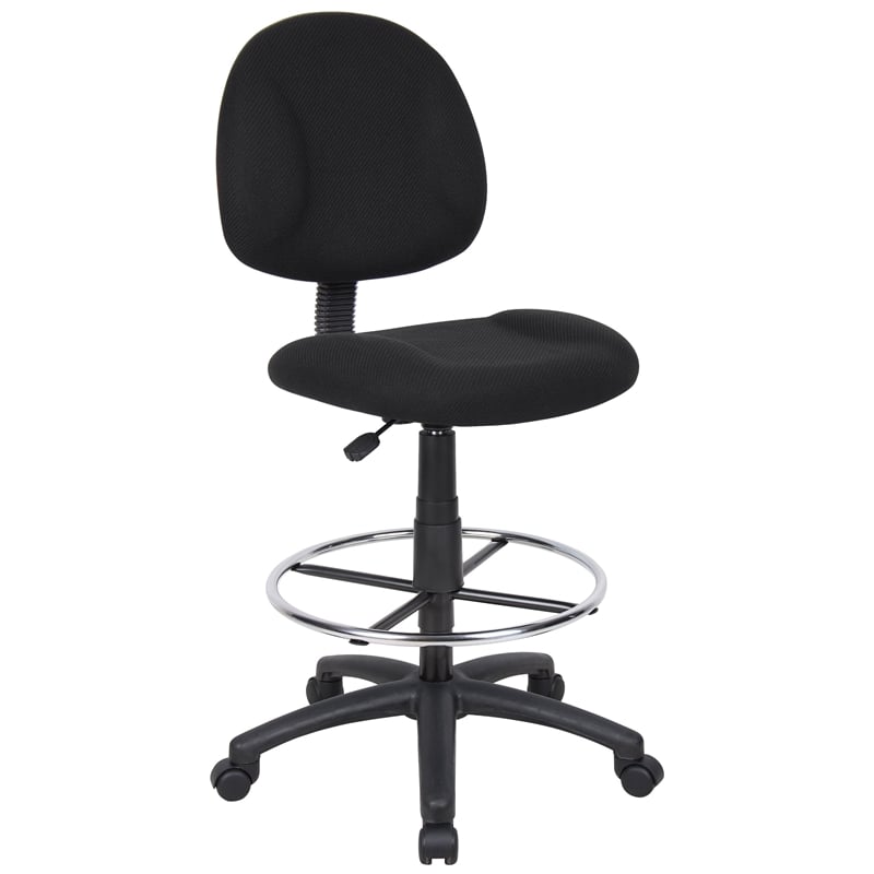 Scranton & Co Contoured Fabric Drafting Stool with 20
