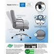 Scranton & Co CaressoftPlus Swivel Executive Chair with Lumbar Support
