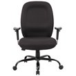 Scranton & Co Heavy Duty 400lb. Capacity Task Chair with Adjustable Arms - Black