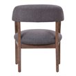 Scranton & Co Accent Arm Chair in Slate Gray Commercial Grade Linen