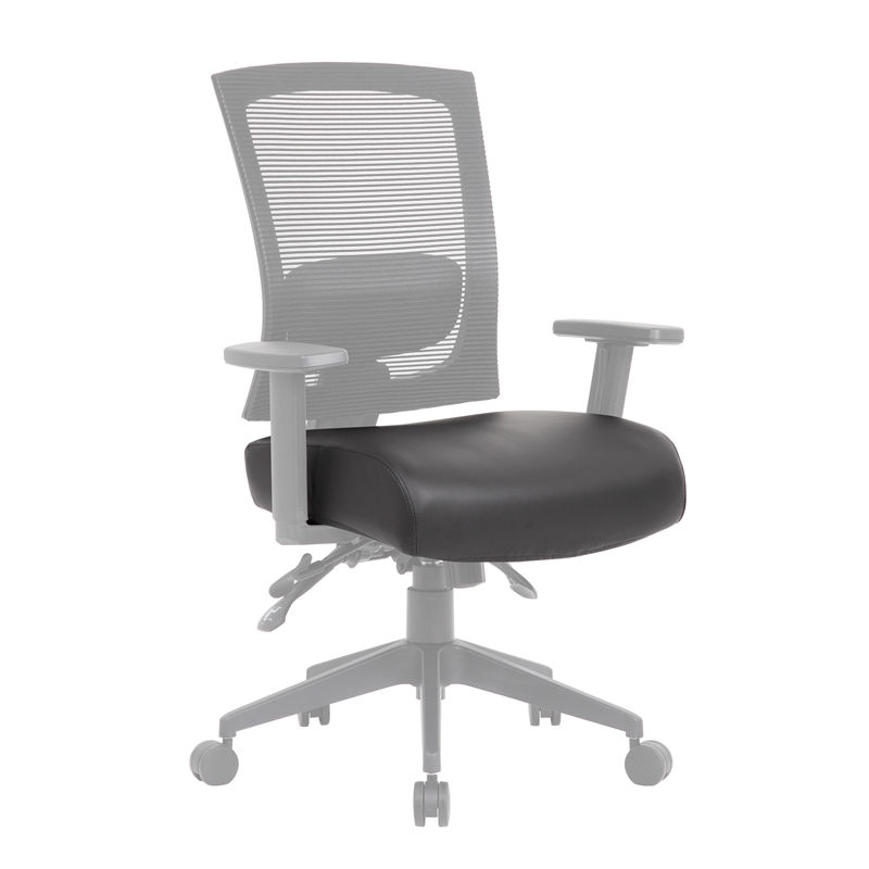 Scranton & Co Sturdy Black Vinyl Seat Cover for 19