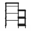 Scranton & Co Tall Toolless Kitchen Storage Shelf in Americano/Black