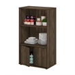 Scranton & Co Kitchen Storage Shelf with Cabinet in Columbia Walnut