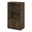 Scranton & Co Kitchen Storage Shelf with Cabinet in Columbia Walnut