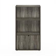 Scranton & Co Kitchen Storage Shelf with Cabinet in French Oak Grey