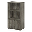 Scranton & Co Kitchen Storage Shelf with Cabinet in French Oak Grey