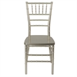 Scranton & Co Premium Resin Stacking Chair in Champagne Finish