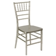 Scranton & Co Premium Resin Stacking Chair in Champagne Finish