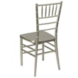 Scranton & Co Premium Resin Stacking Chair in Champagne Finish