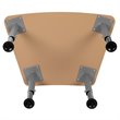 Scranton & Co Hexagonal Collaborative Student Desk in Natural Finish