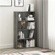 Scranton & Co 4-Tier Open Shelf in French Oak Grey Engineered Wood