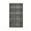 Scranton & Co 4-Tier Open Shelf in French Oak Grey Engineered Wood