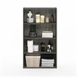Scranton & Co 4-Tier Open Shelf in French Oak Grey Engineered Wood