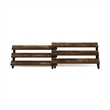 Scranton & Co 3-Tier Spice Rack Organizer Set of 2 in Amber Pine