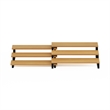 Scranton & Co 3-Tier Spice Rack Organizer Set of 2 in Beech
