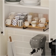 Scranton & Co 3-Tier Spice Rack Organizer Set of 2 in Beech