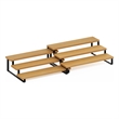 Scranton & Co 3-Tier Spice Rack Organizer Set of 2 in Beech