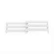 Scranton & Co 3-Tier Spice Rack Organizer Set of 2 in White