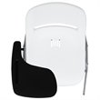Scranton & Co Plastic Classroom Chair with Right Arm Tablet in White