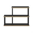 Scranton & Co 3-Tier Engineered Wood Ladder Shelf in Americano/Black