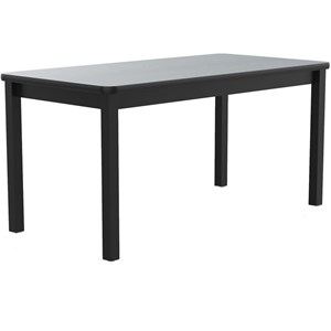 Scranton & Co 30&quotW x 48&quotD High Pressure Library Table in Gray Granite