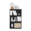 Scranton & Co 3-Tier Adjustable Bookcase in Blackwood Engineered Wood