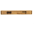 Scranton & Co Solid Pine Folding Farm Bench in Light Natural Finish
