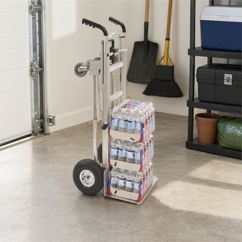 Scranton & Co 3-in-1 Aluminum Hand Truck Cart Lightweight 1000 lb Capacity
