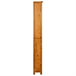 Scranton & Co Solid Oak Wood 6-Shelf Bookcase in Rustic Brown