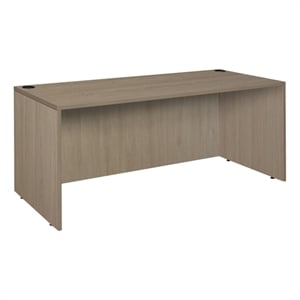 Scranton & Co 71&quot Credenza Shell with Wire Management in Noble Oak