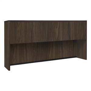 Scranton & Co 71&quot Overhead Storage Hutch with 4 Doors in Neo Walnut