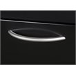 Scranton & Co File File Pedestal with Locking Drawers in Glossy Black