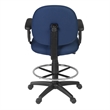 Scranton & Co Swivel Fabric Task Chair with Drafting Kit in Navy Blue