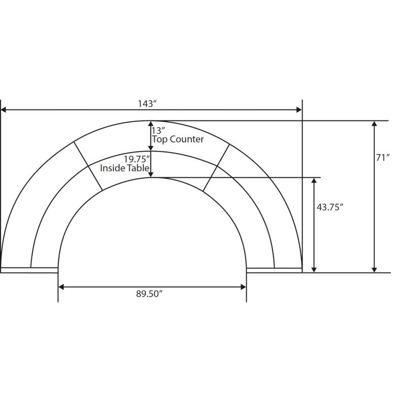 Scranton & Co 143.50 x 71