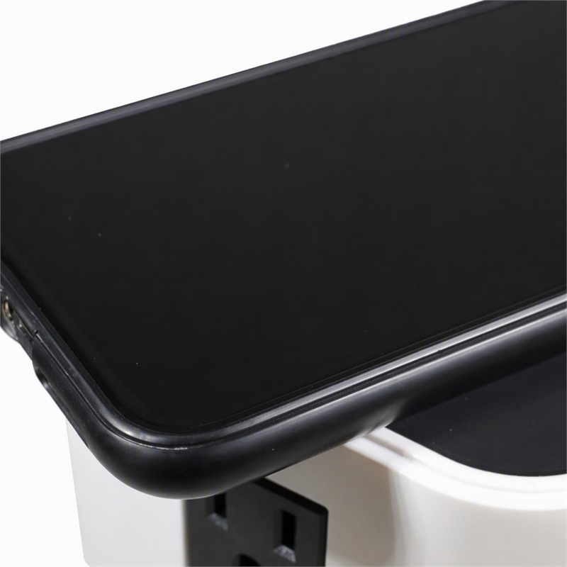 Scranton & Co Quad Power Station with Wireless Charging in White