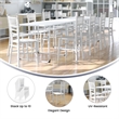 Scranton & Co Kids Resin Chiavari Event Chair in White