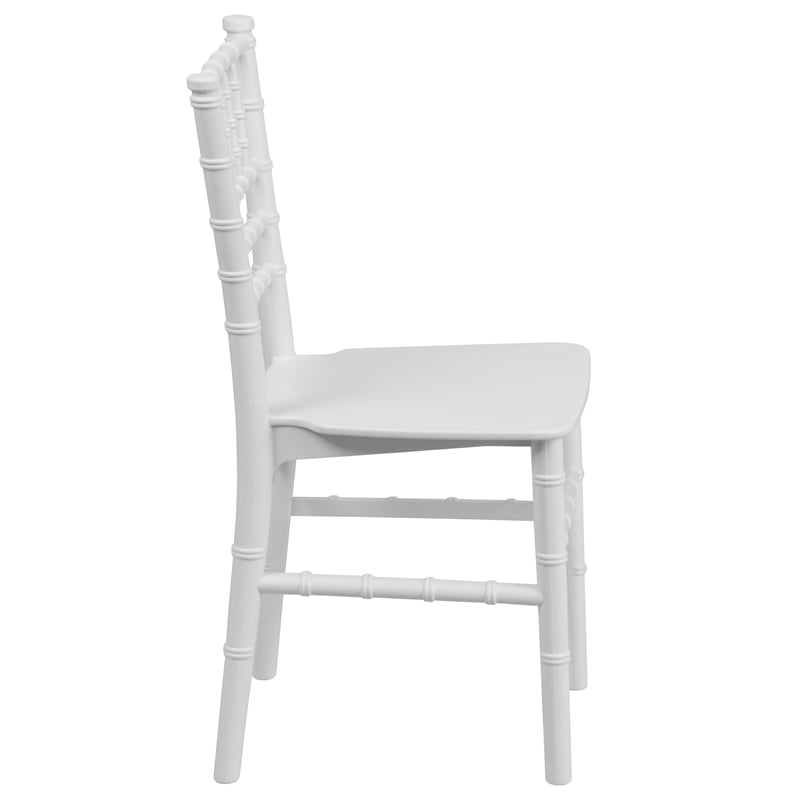 Scranton & Co Kids Resin Chiavari Event Chair in White