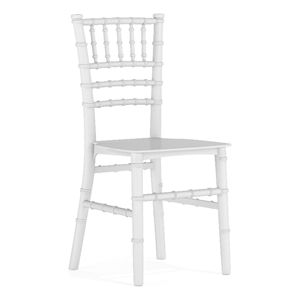 Scranton & Co Kids Resin Chiavari Event Chair in White