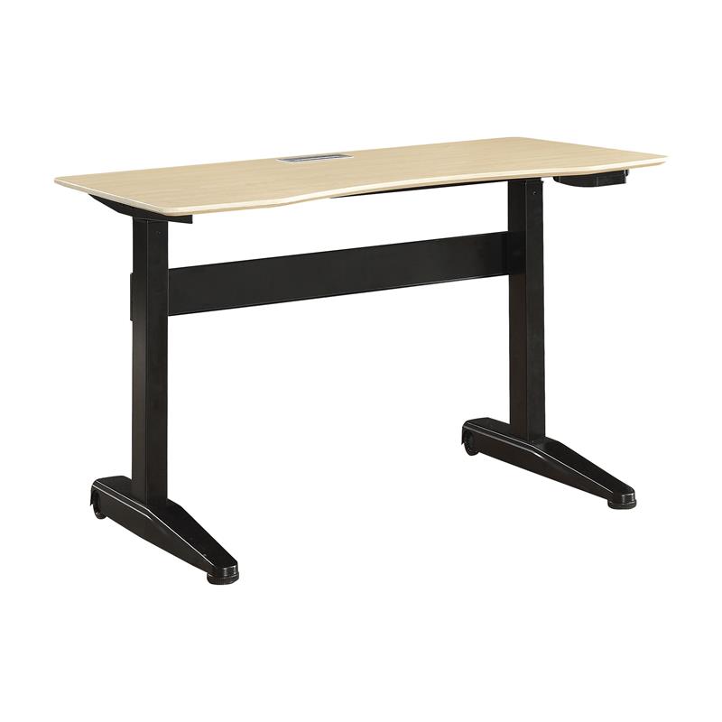 Scranton & Co Metal Adjustable Short Standing Desk in Black Finish